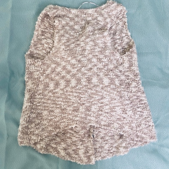 Kenzie Lezlie Fuzzy Textured Sleeveless Cardigan size S - Picture 7 of 10